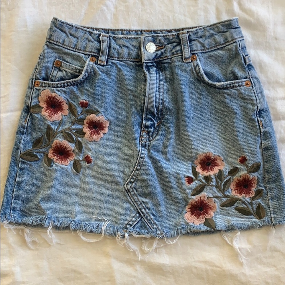 Topshop Jean skirt